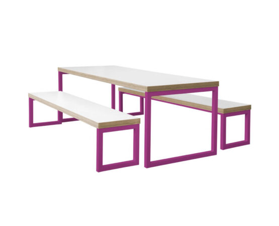 DADFORD TABLE AND BENCH SET - Image 2