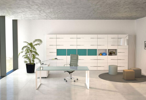 Versus Glass Office Desk - Image 9