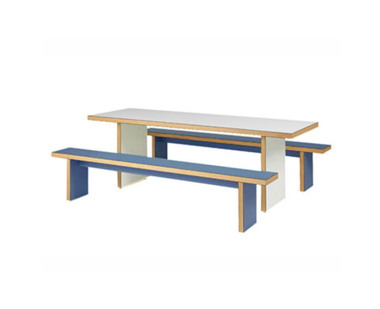 Refectory School Tables & Benches - Image 4