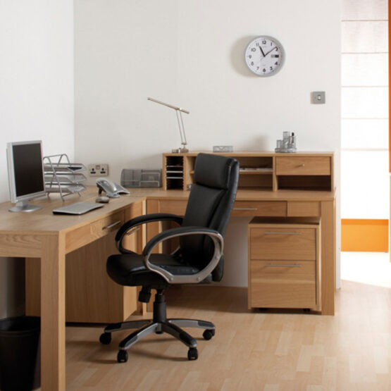OAKWOOD DESKTOP HUTCH - Image 5