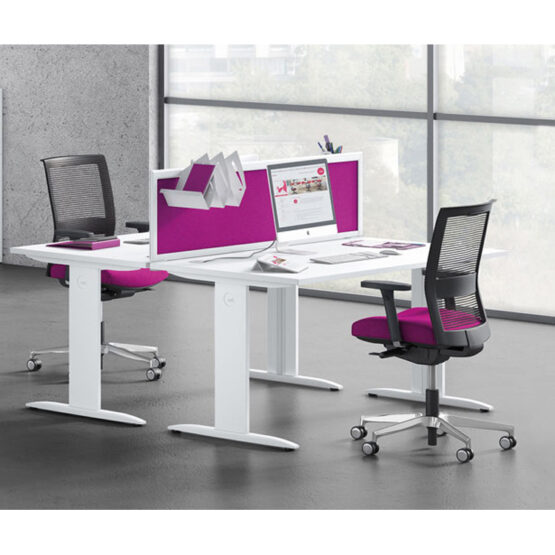 Ideal White Office Desk - Image 5