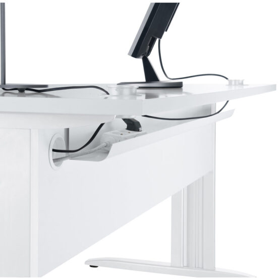 Ideal White Office Desk - Image 4