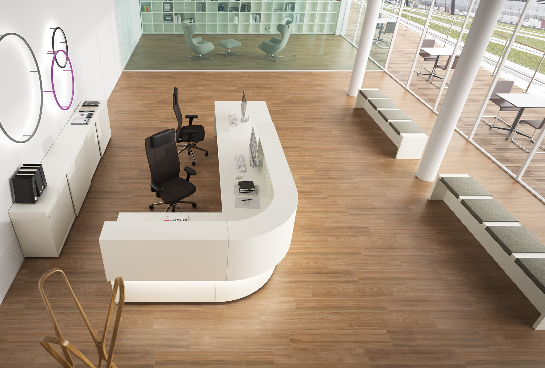 Cockpit 2.0 Reception Desk Margolis Furniture