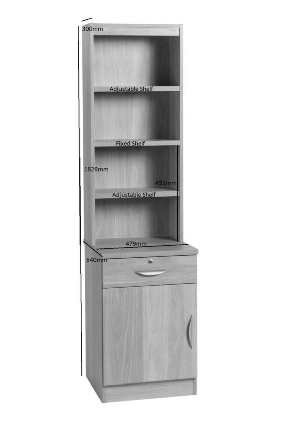 CUPBOARD DRAWER UNIT WITH HUTCH - Image 2