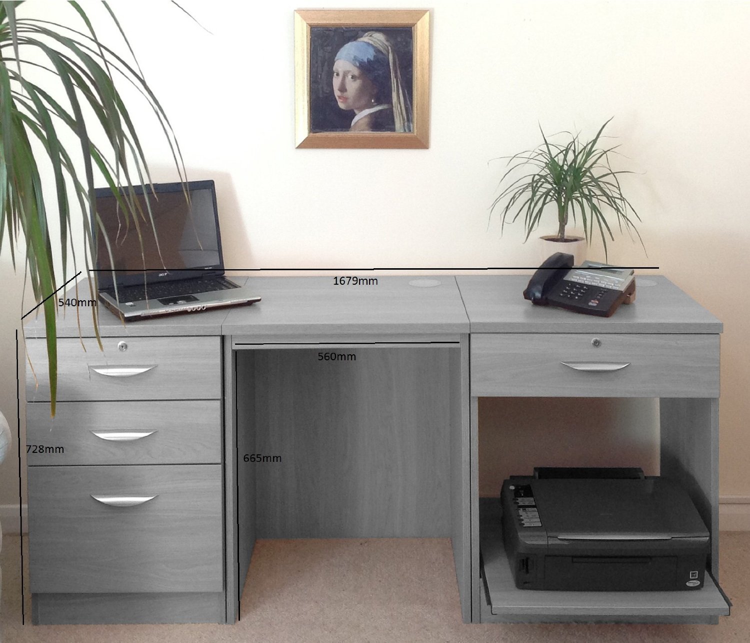 HOME OFFICE FURNITURE UK DESK SET 08 Margolis Furniture