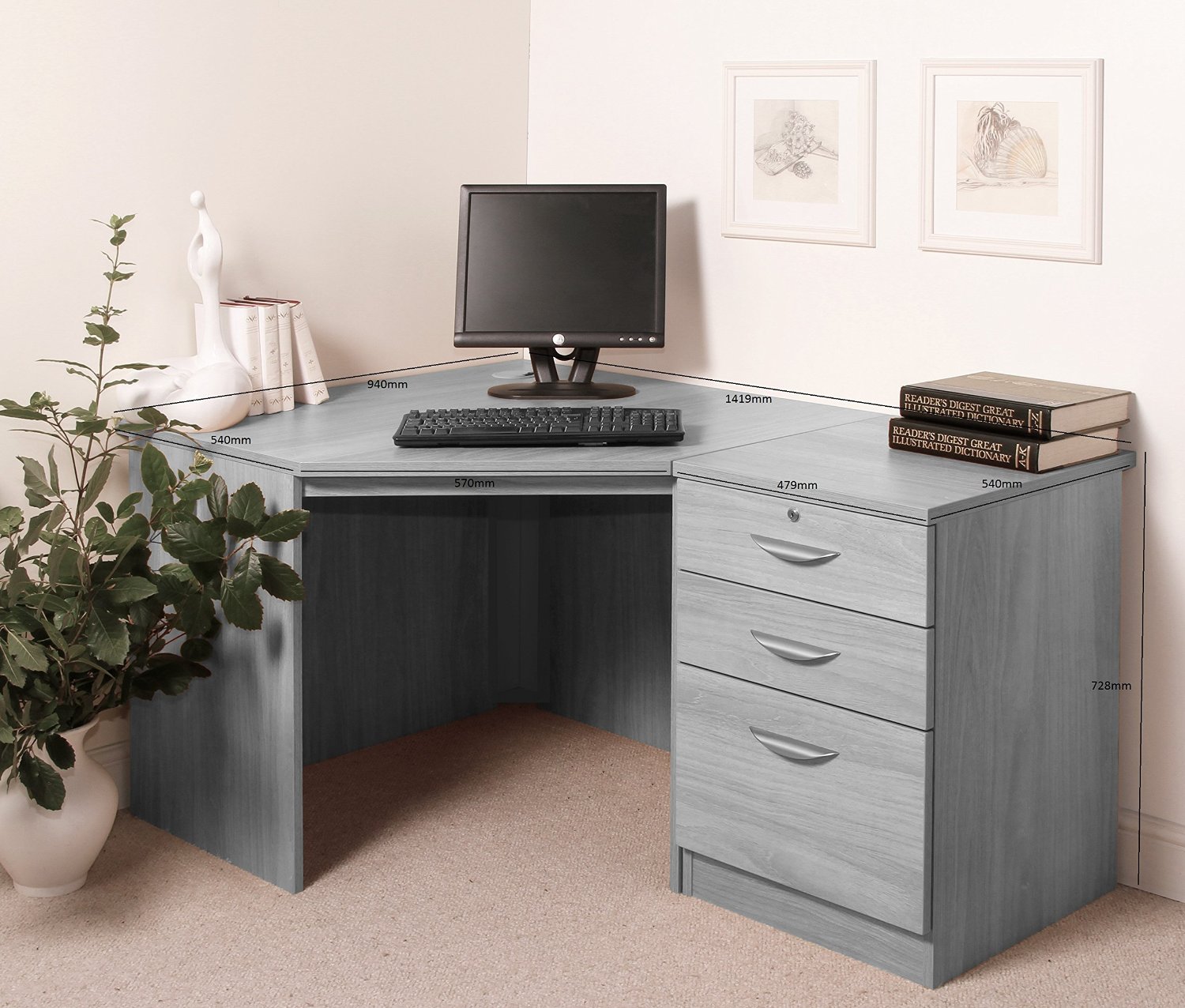 HOME OFFICE FURNITURE UK DESK SET 07 | Margolis Furniture