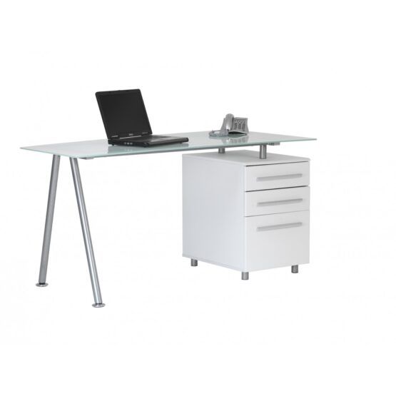 Cleveland 3 Glass Office Desk - Image 4