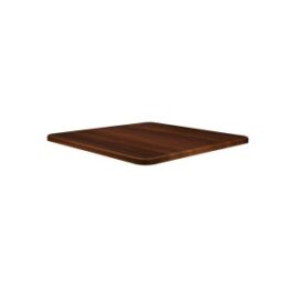 DARK WALNUT - SQUARE TABLE TOP - EASI CLEAN