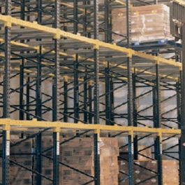 PUSH BACK PALLET RACKING