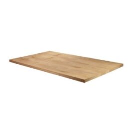 SOLID OAK - RECTANGULAR TABLE TOP - UNFINISHED