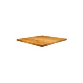 SOLID OAK - SQUARE TABLE TOP  - NATURAL FINISH