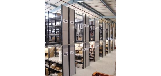 TIERED SHELVING