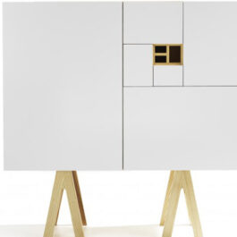 No.216 Contemporary Solid Storage Unit