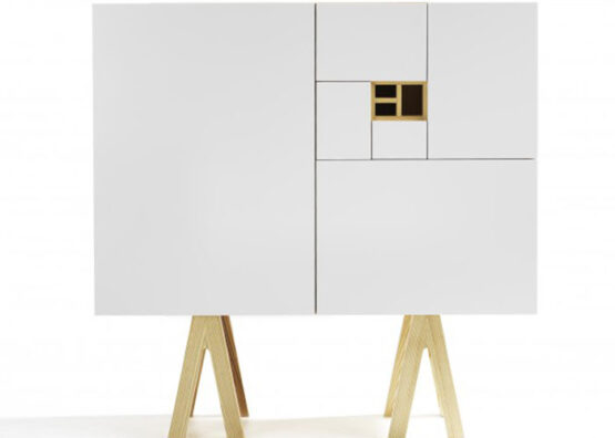 No.216 Contemporary Solid Storage Unit