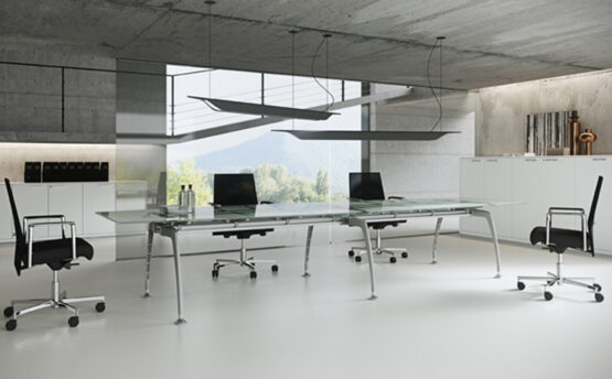 Triper Glass Office Desk - Image 3