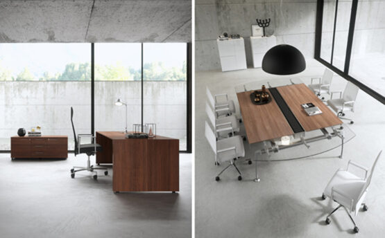Triper Glass Office Desk - Image 5
