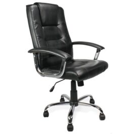Westminister Black Leather Executive Office Chair