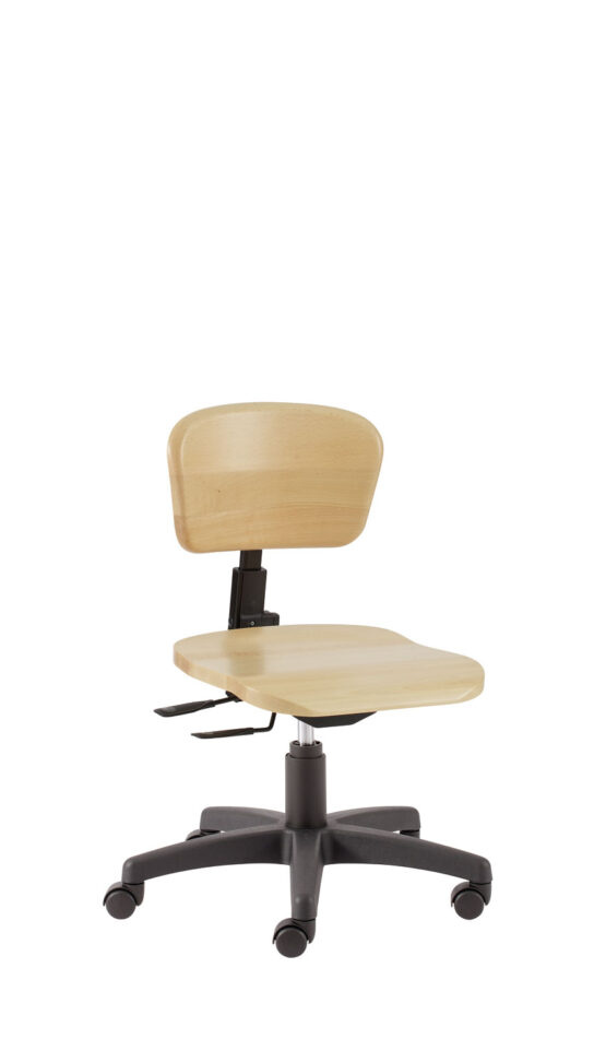 CLASSROOM CHAIR WITH BLACK NYLON BASE