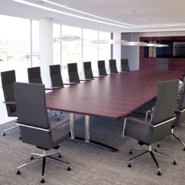 Transcend Barrel shaped boardroom table