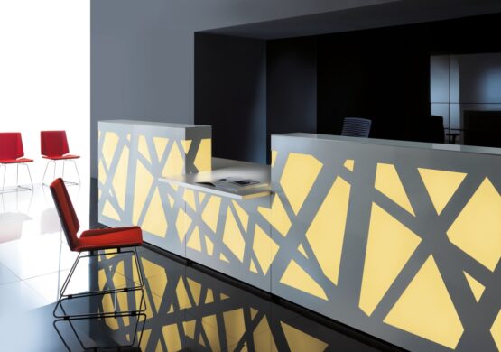Zig Zag Reception Desk