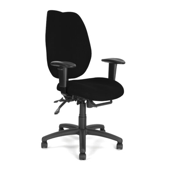 Thames (Black) High Back Operator Chair