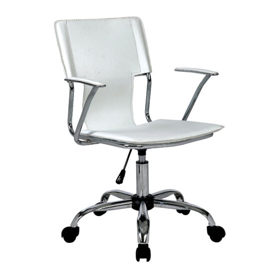 Trento (White) Swivel Office Armchair