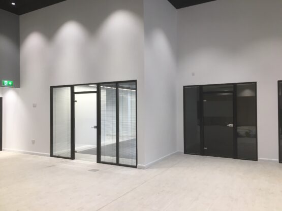 Double Glazed Glass Office Partition With Blinds
