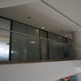 Double Glazed Glass Office Partition With Blinds