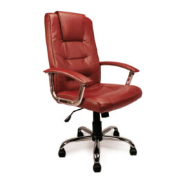 Westminster (Burgundy) Leather Executive Office Armchair
