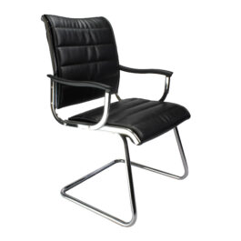 Carbis (Black) Visitors Designer Armchair