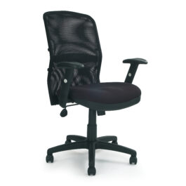 Jupiter (Black) Mesh Back Managers Armchair