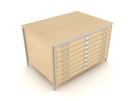 A0 Square Frame Plan Chest 6 Drawers