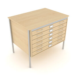 A1 Square Frame Plan Chest 1 Drawer