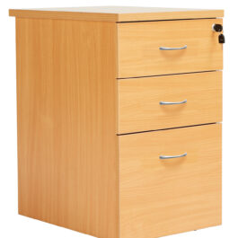 Fraction Pedestals Desk High Pedestal 3 Drawer (D 600)