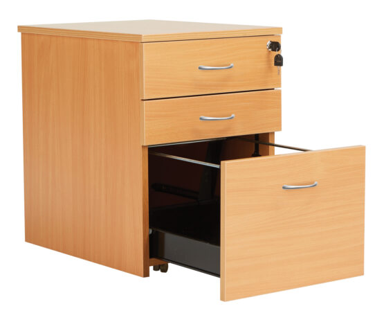 Fraction Pedestals High Mobile Pedestal 3 Drawer