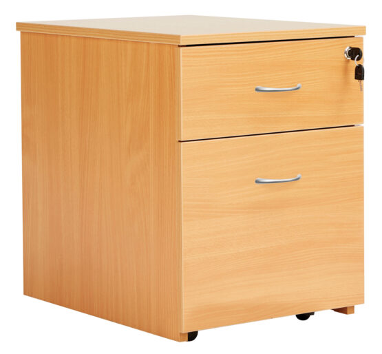 Fraction Pedestals Low Mobile Pedestal 2 Drawer