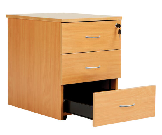 Fraction Pedestals Low Mobile Pedestal 3 Drawer