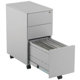 Fraction Pedestals Narrow Steel Pedestal 3 Drawer
