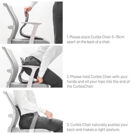 CURBLE CHAIR POSTURE CORRECTOR