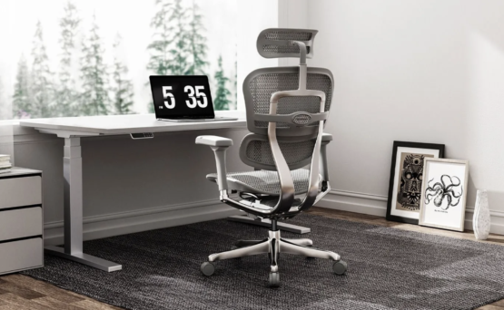 .Ergo Human Office Chair with Head Rest - Image 3