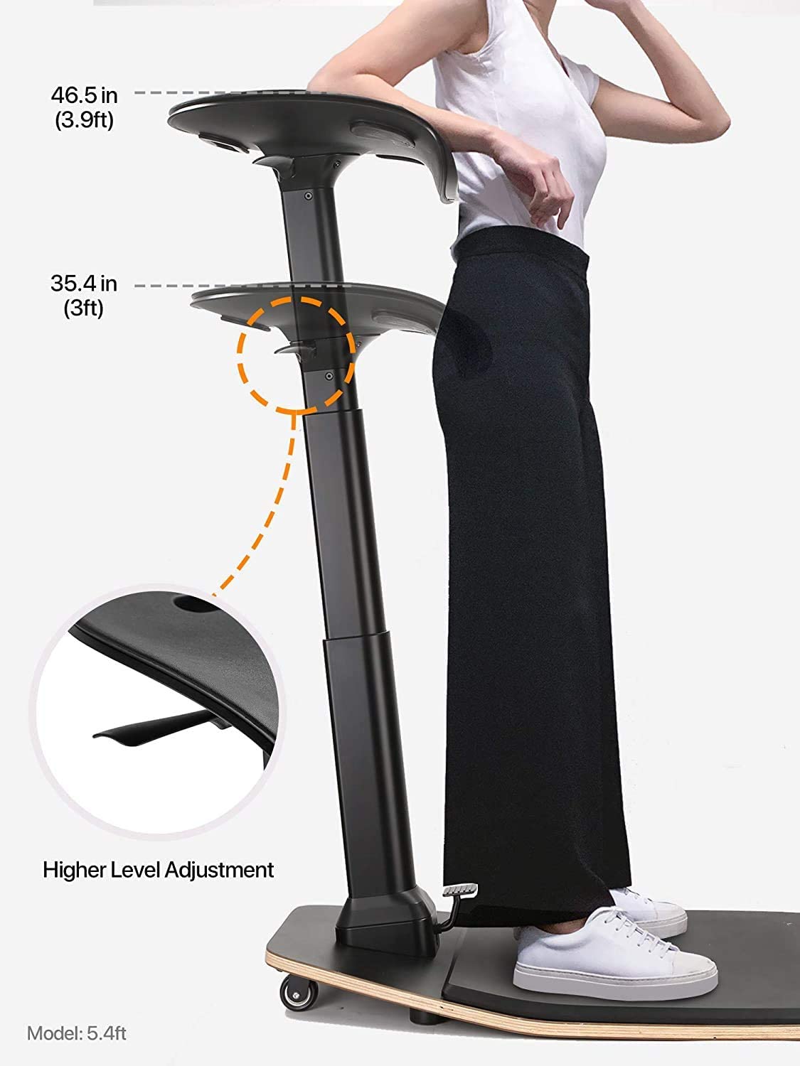 Leanrite standing clearance desk chair