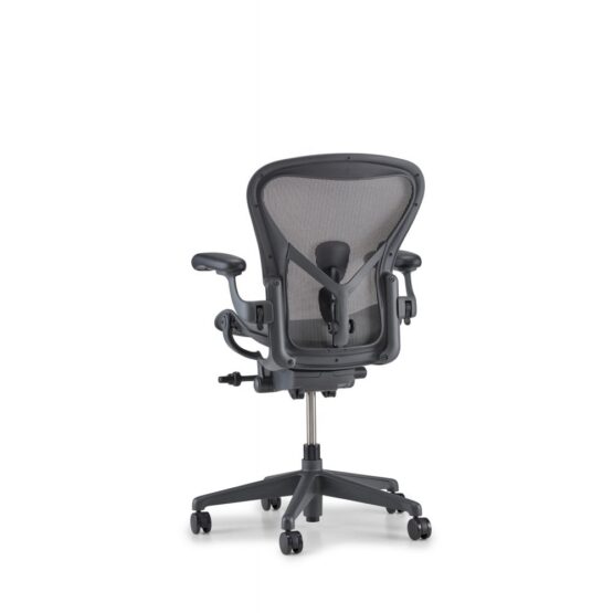 HERMAN MILLER AERON CHAIR GRAPHITE - SIZE B (MEDIUM) - Image 2