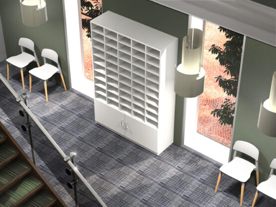 Pigeon Hole Cabinet - 50 Compartment - Image 4